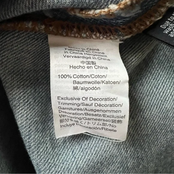 Madewell star denim skirt size 26 - Picture 9 of 11